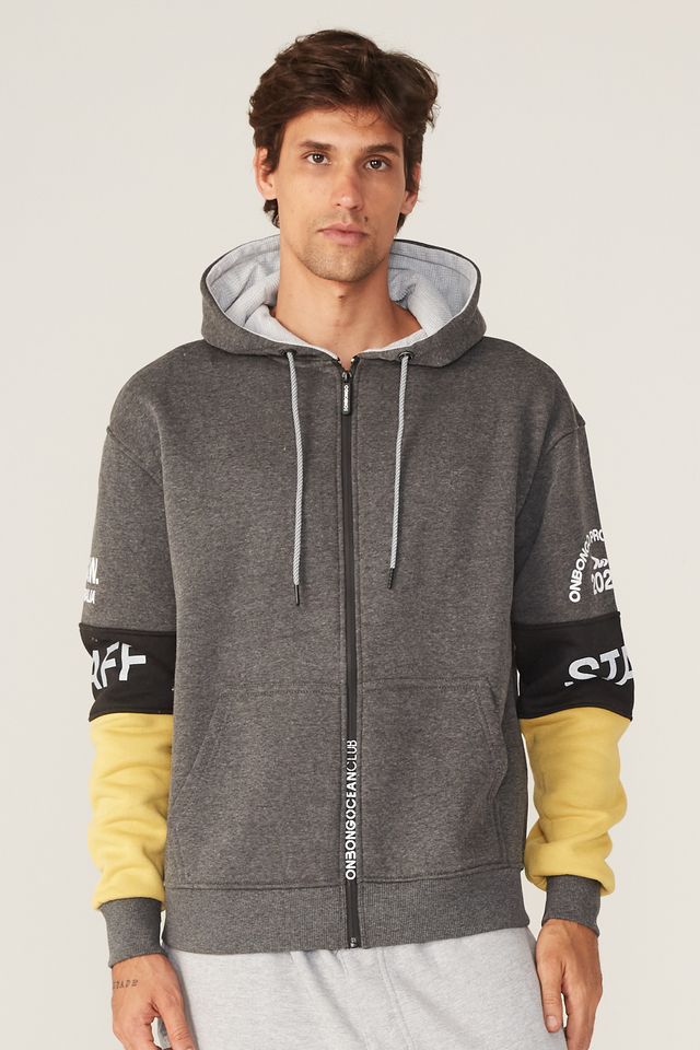superdry mountain sherpa zip moletom com capuz