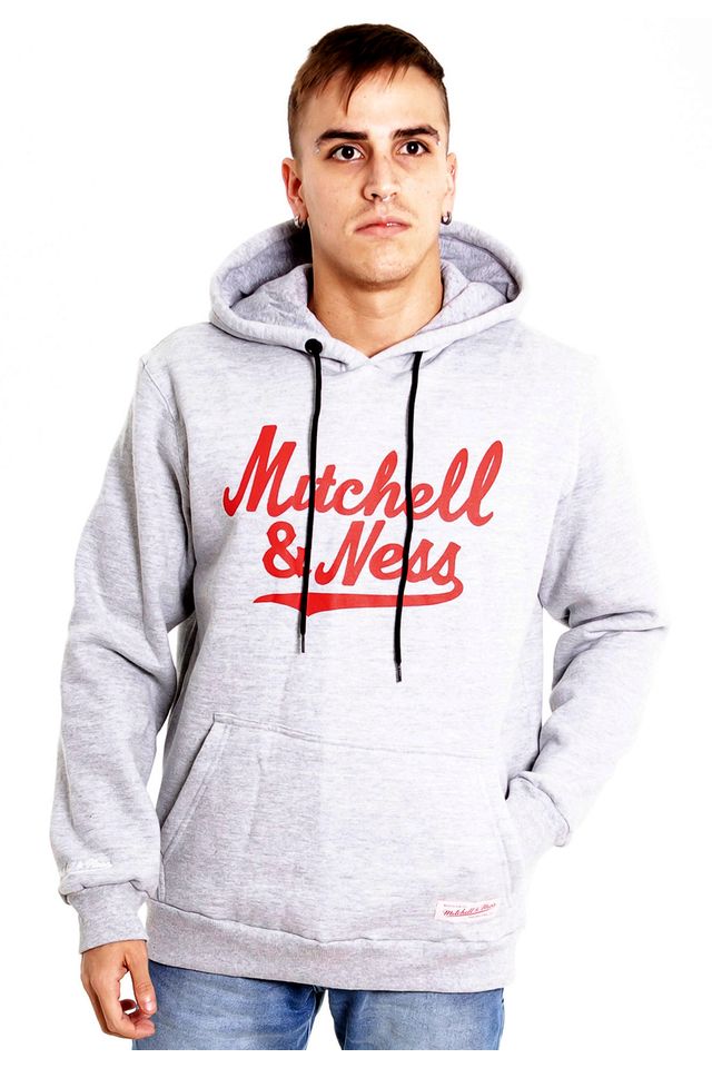 mitchell and ness french terry moletom com capuz