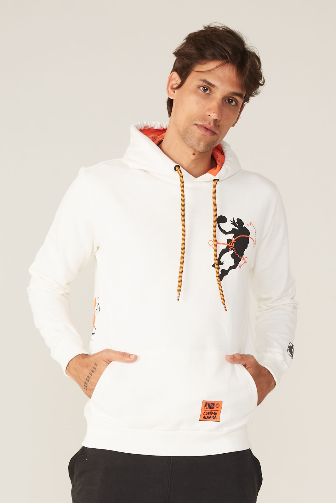 h&m divided moletom com capuz mens