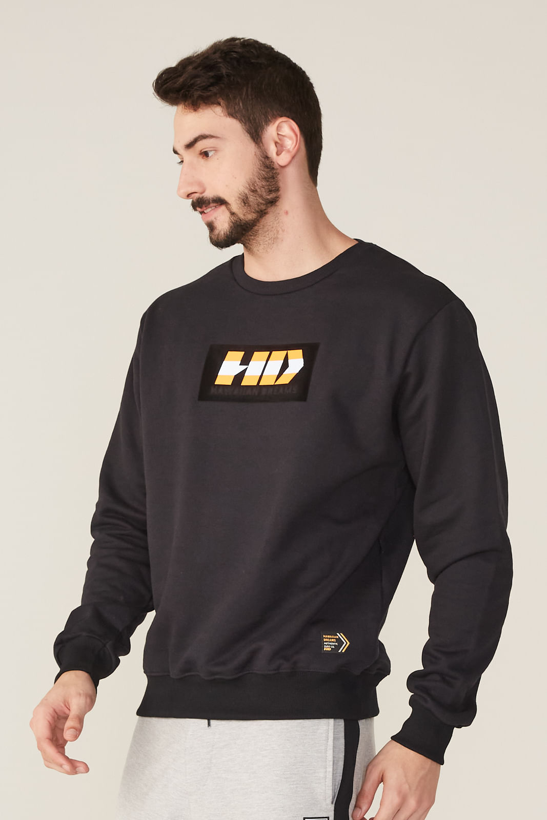 long torso moletom com capuz