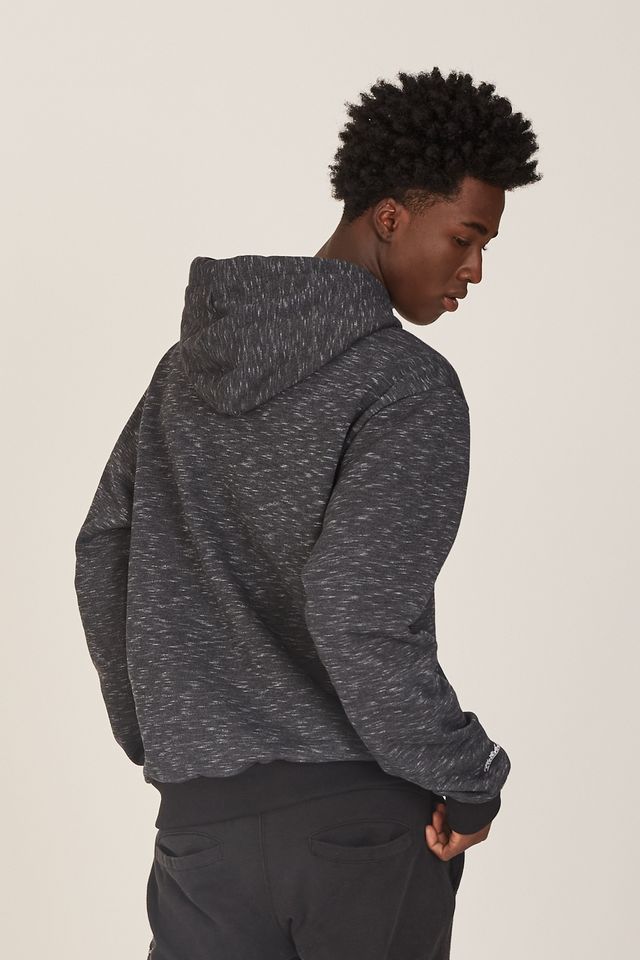 faded black moletom com capuz