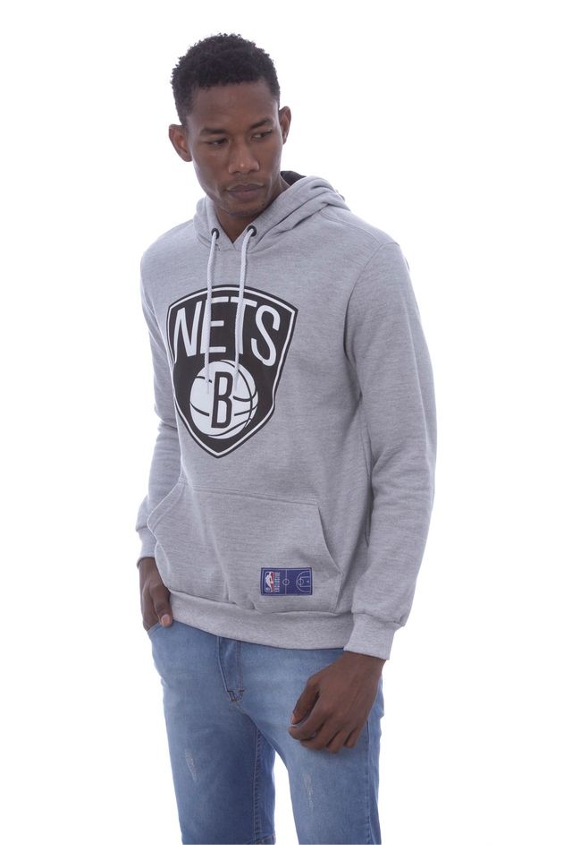 brooklyn nets moletom com capuzs