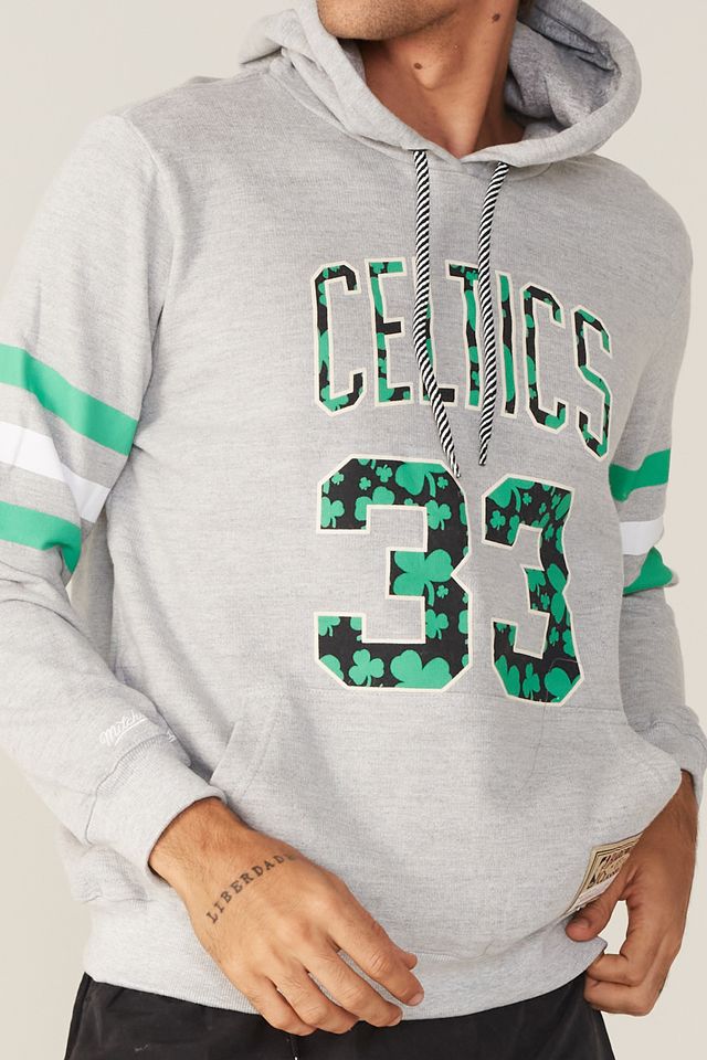 boston celtics black moletom com capuz