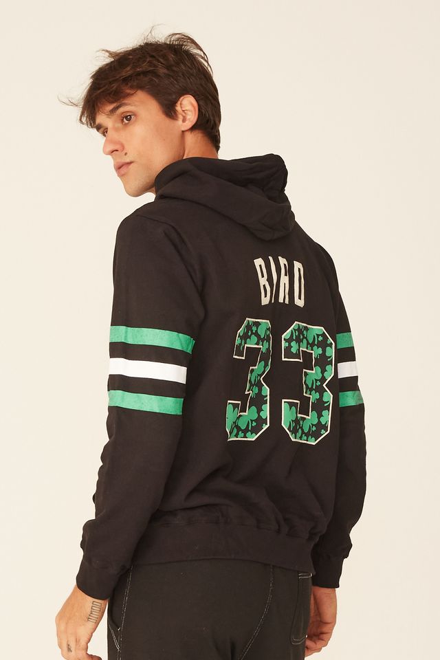 boston celtics zip up moletom com capuz