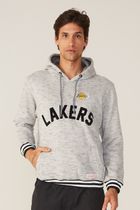 lakers cropped moletom com capuz