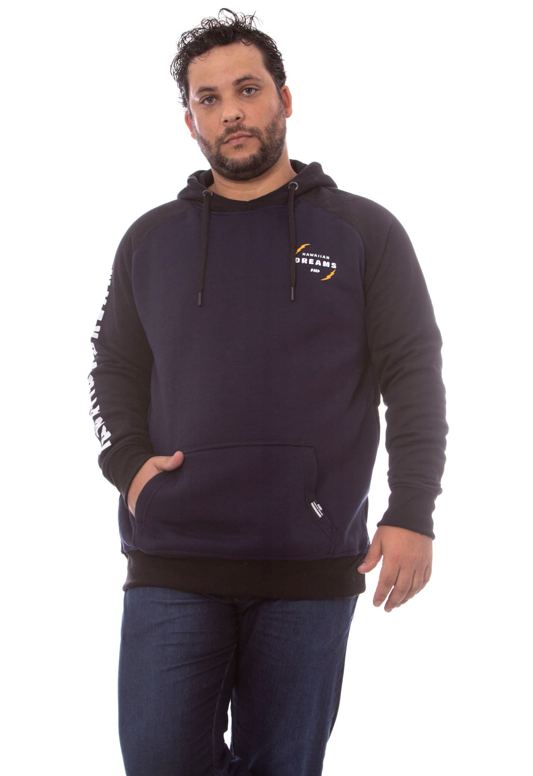 polyester and cotton moletom com capuz