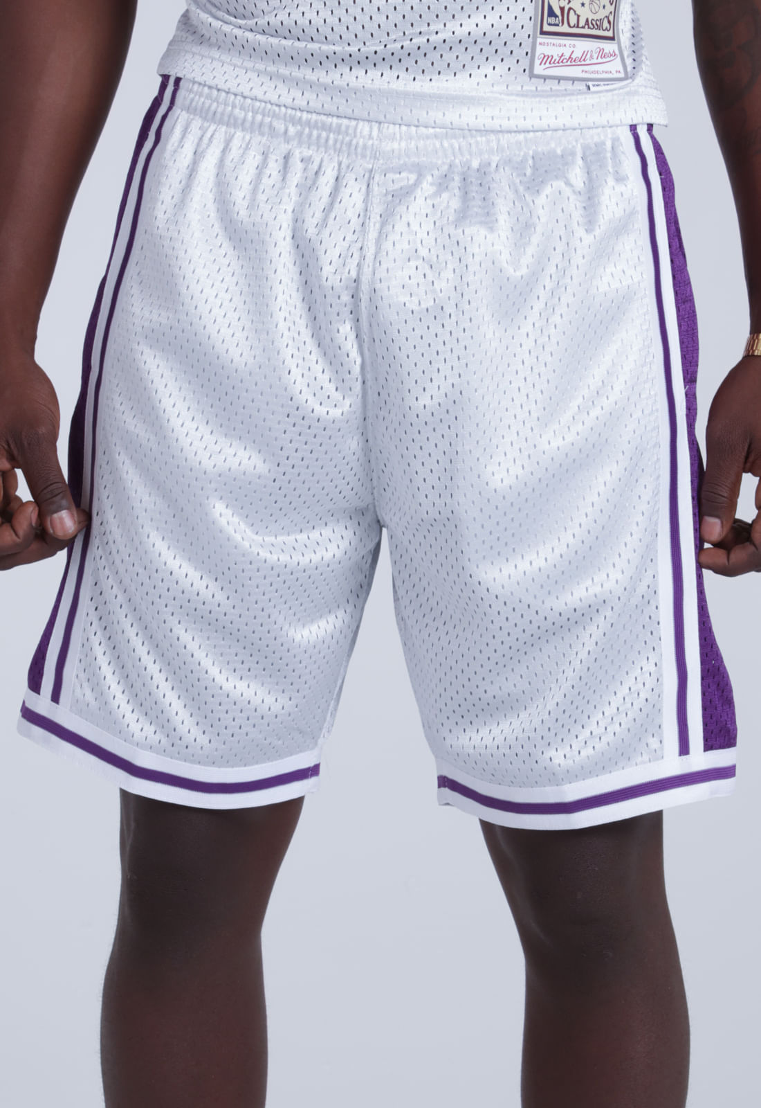 short feminino lakers