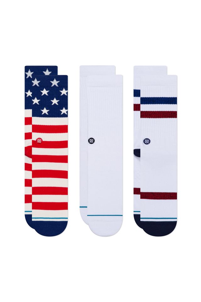 Meia-Stance-The-American-3-Pack