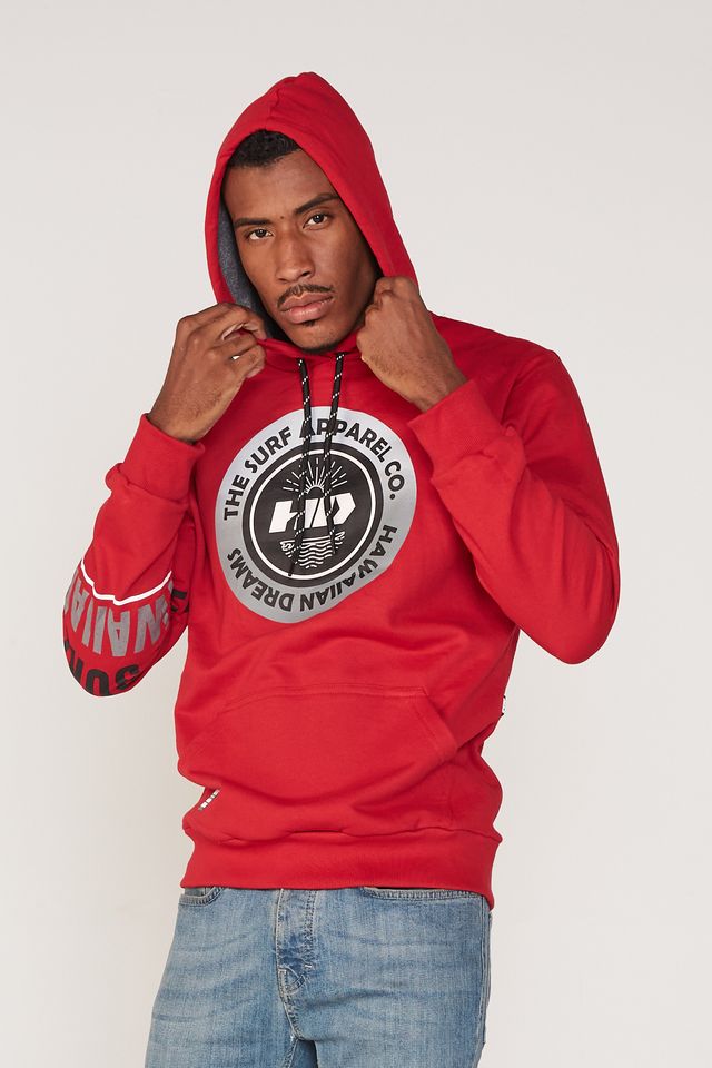 boys moletom com capuz red