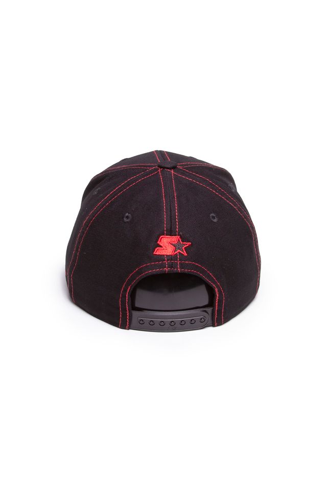 Boné Starter Infantil Aba Curva Snapback Collab Flamengo Oficial Preto -  Urbane