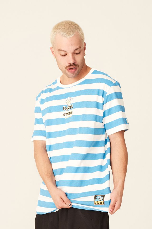 Camiseta-Starter-Estampada-Listrada-Collab-Popeye-Off-White