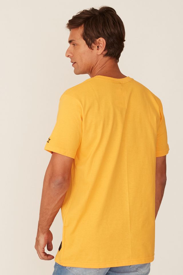 Camiseta-Starter-Estampada-Compton-Amarela