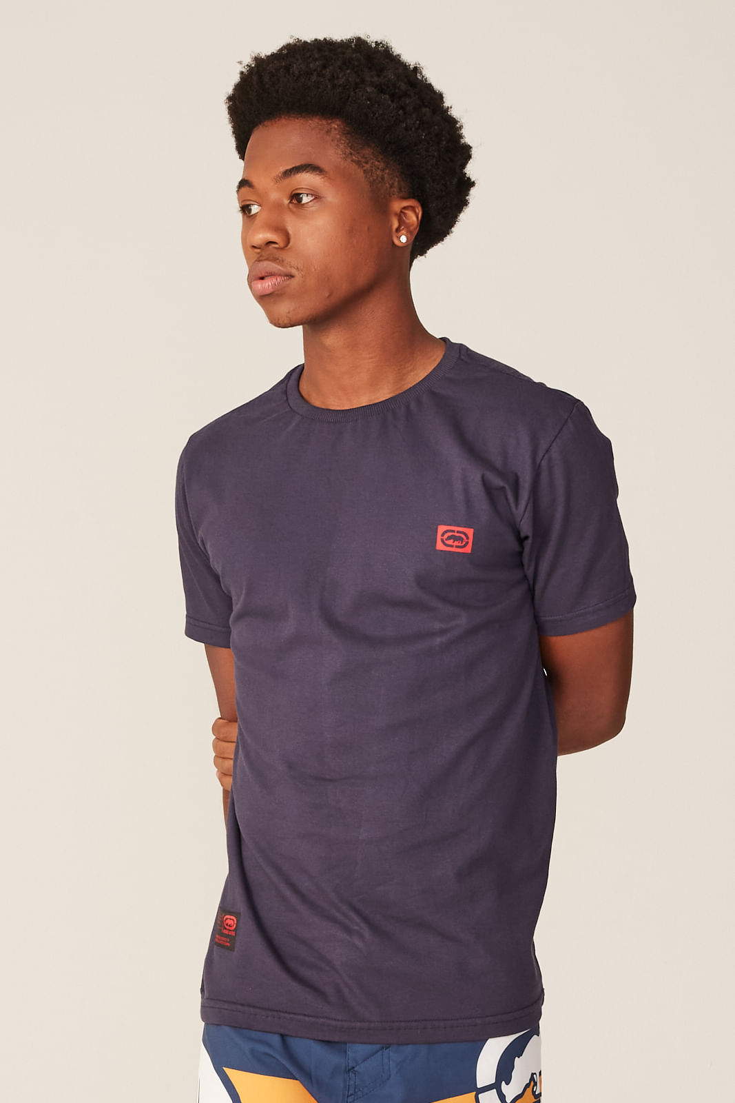 camiseta ecko fashion lisa masculina