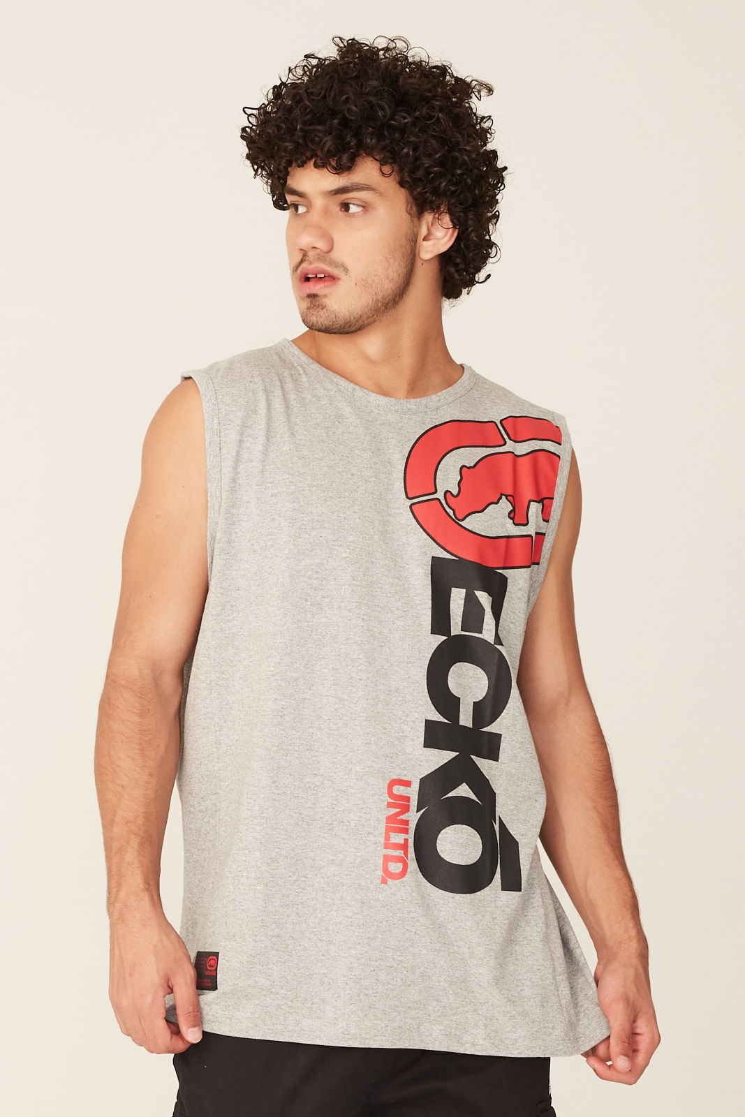 ecko sleeveless moletom com capuz