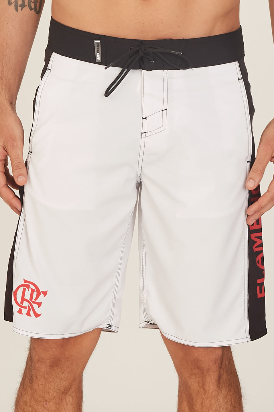 bermuda elastano do flamengo