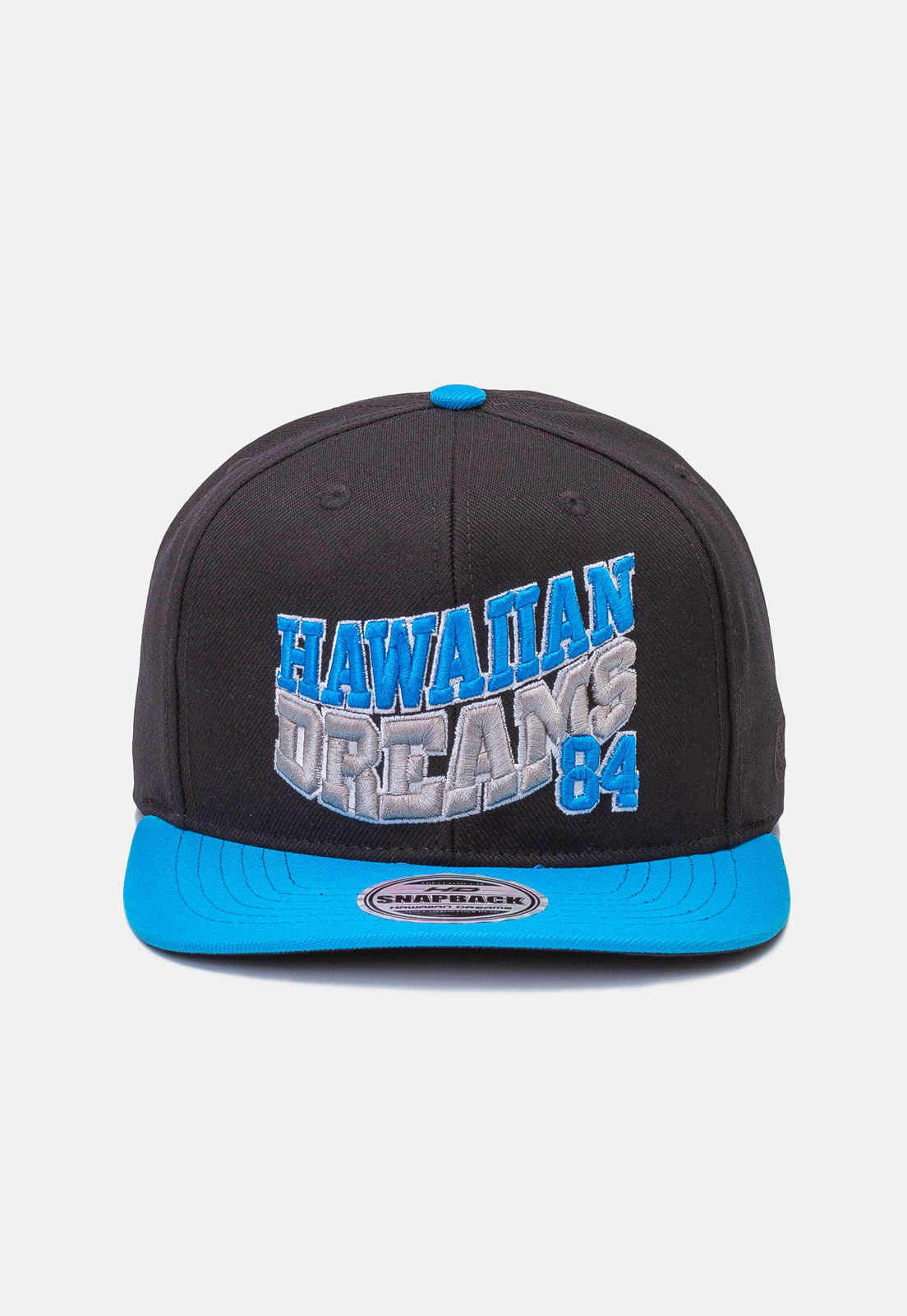 Boné HD Aba Reta Snapback Preto - StanceBr