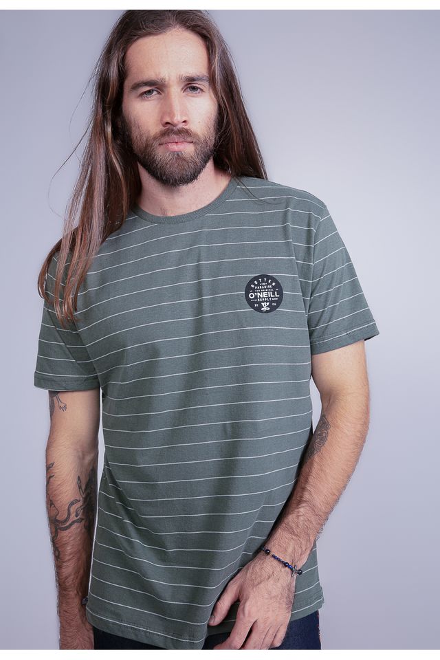 Camiseta-Oneill-Especial-Listrada-Rotten-Verde