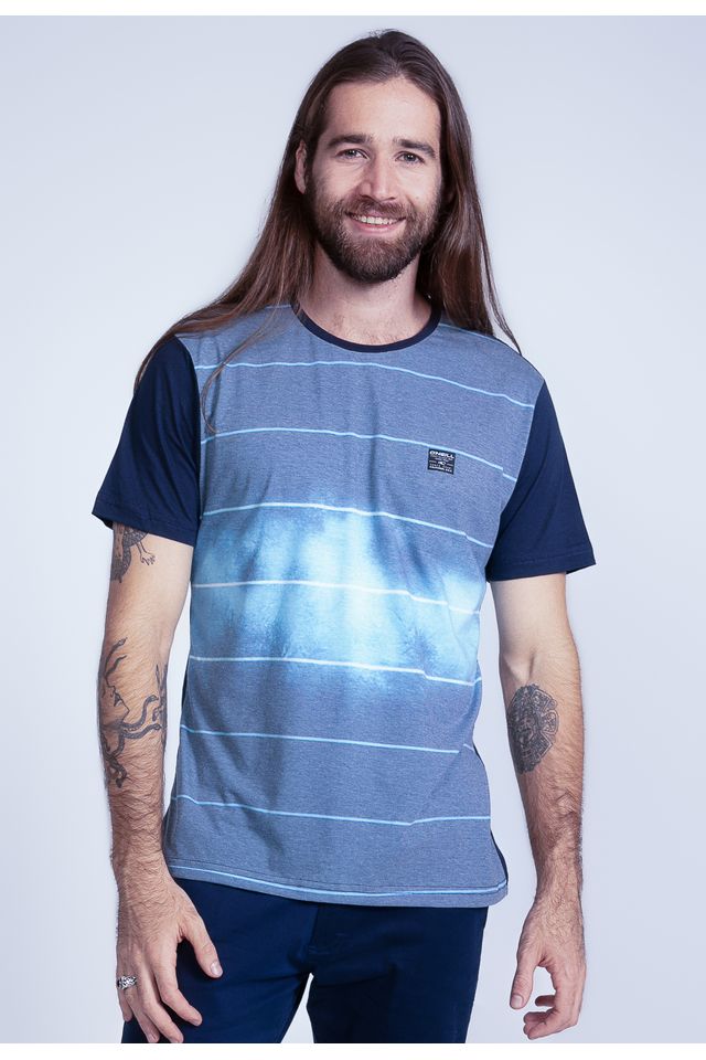 Camiseta-Oneill-Especial-Smokey-Mirrors-Azul-Marinho