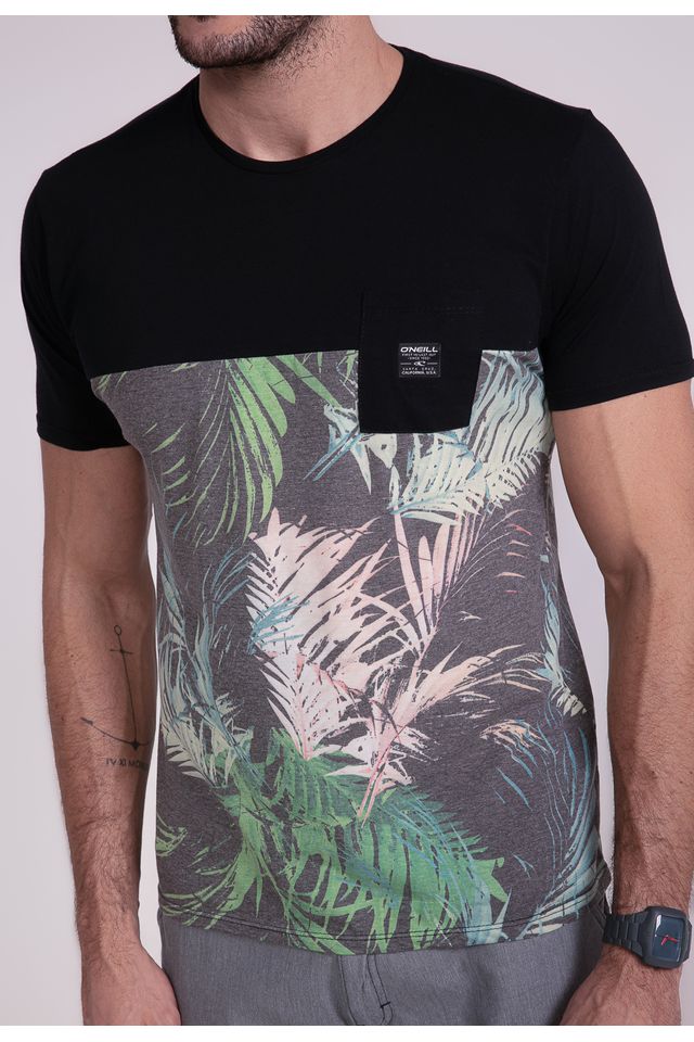 Camiseta-Oneill-Especial-Aloha-Verde