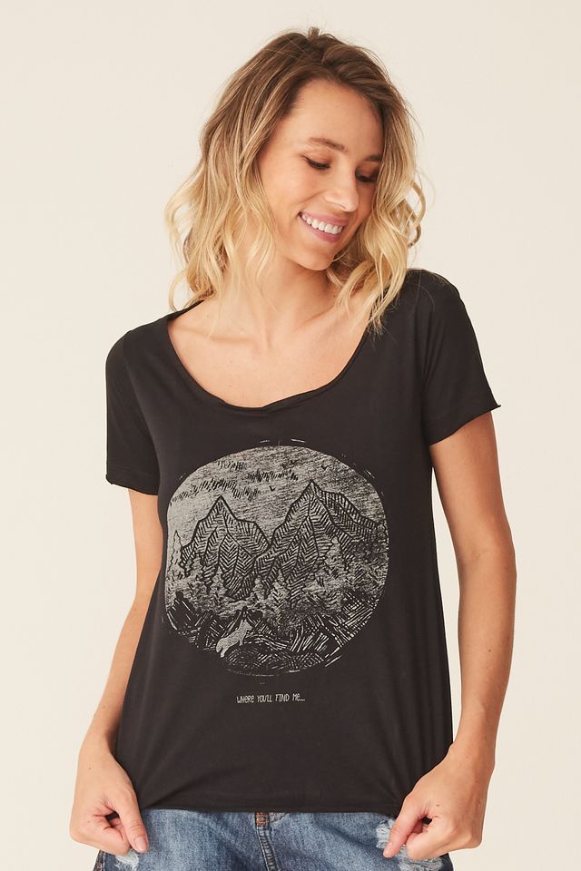 Camiseta-Oneill-Feminina-Estampada-Wolves-Preta