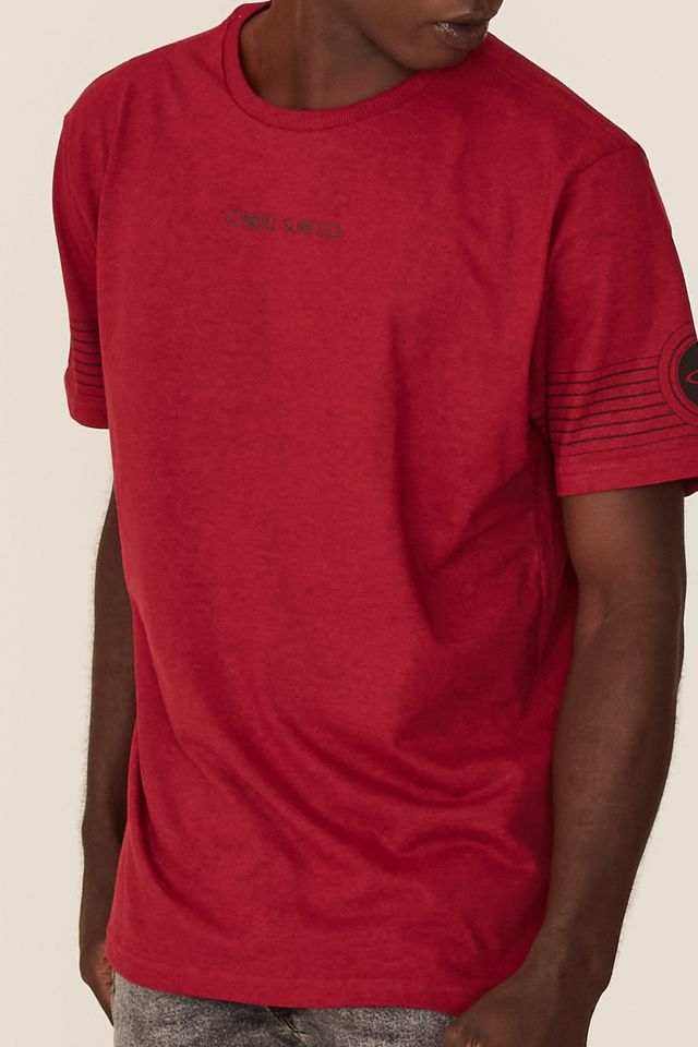 Camiseta-Oneill-Estampada-Vermelha-Mescla