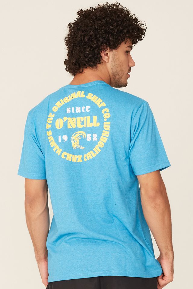 Camiseta-Oneill-Estampada-Azul-Mescla