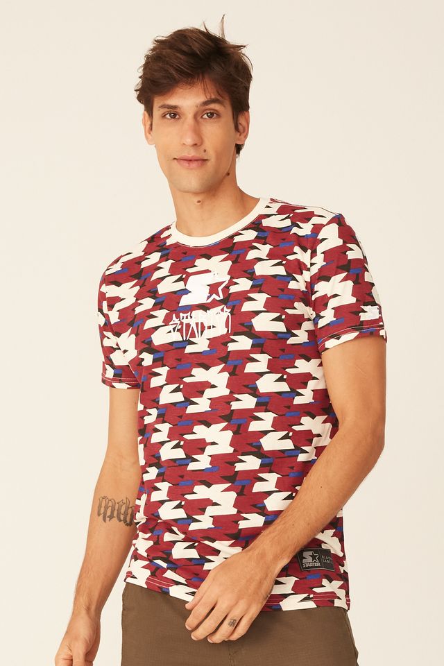 Camiseta-Starter-Especial-Estampada-Label-Vinho
