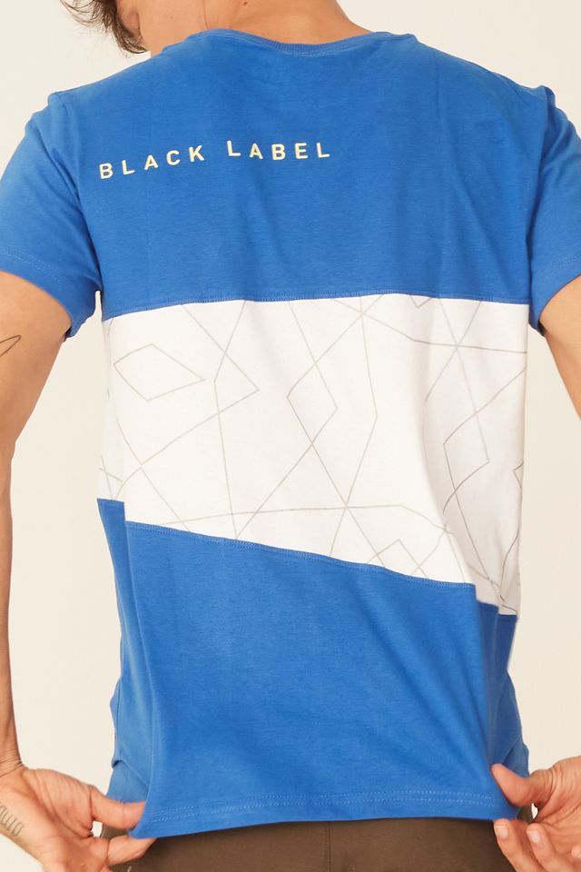 Camiseta-Starter-Recortada-Black-Label-Azul