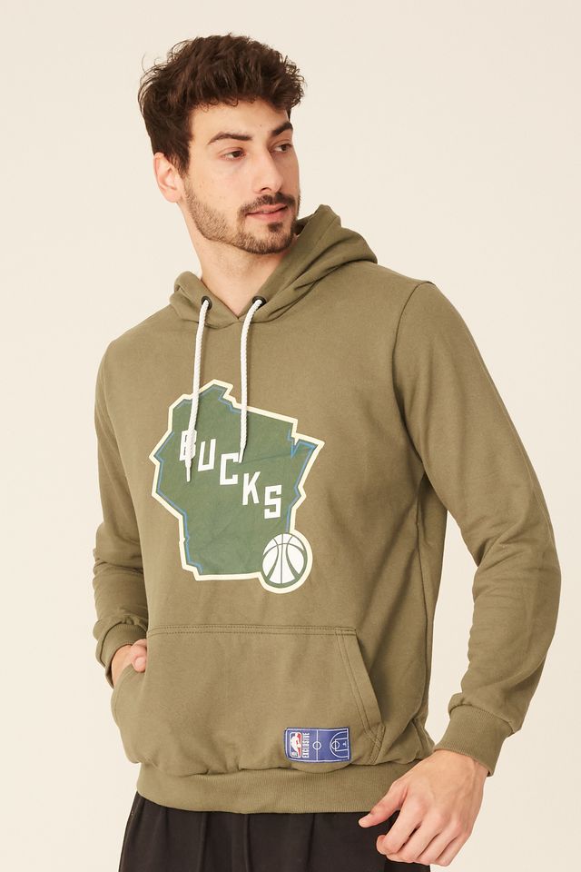 bucks nike moletom com capuz