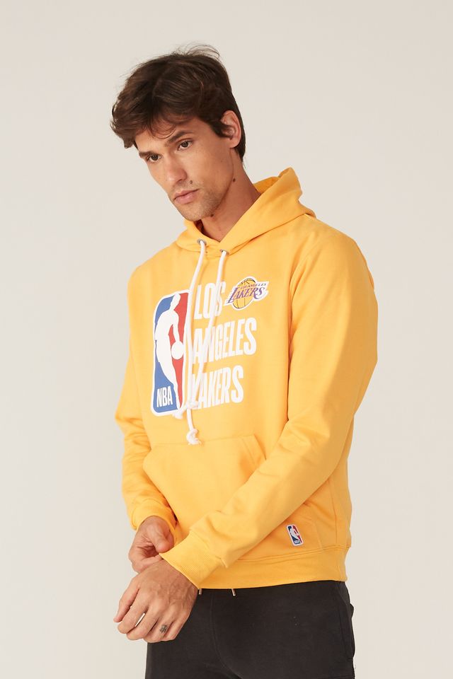 men lakers moletom com capuz