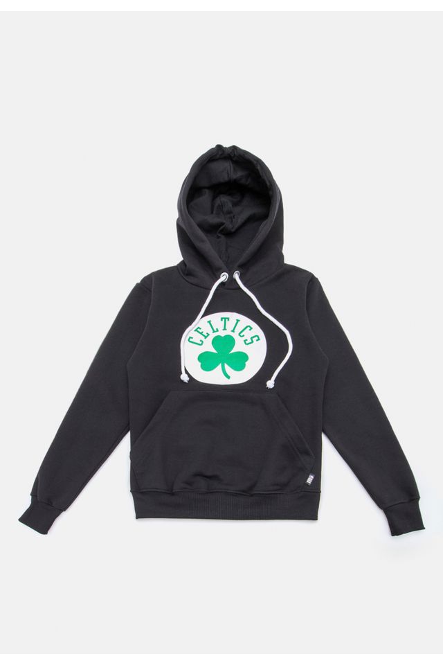 boston celtics zip up moletom com capuz