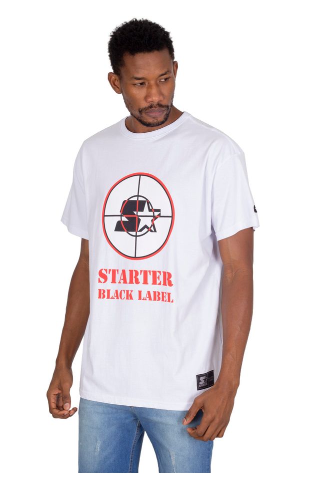 Camiseta-Starter-Plus-Size-Estampada-Target-Black-Label-Branca