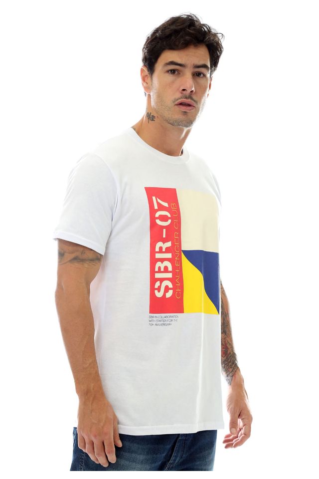 Camiseta-Starter-Estampada-Challenge-Club-Collab-Sneakersbr-Branca