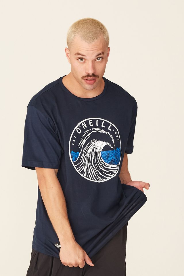 Camiseta-Oneill-Estampada-Big-Wave-Azul-Marinho
