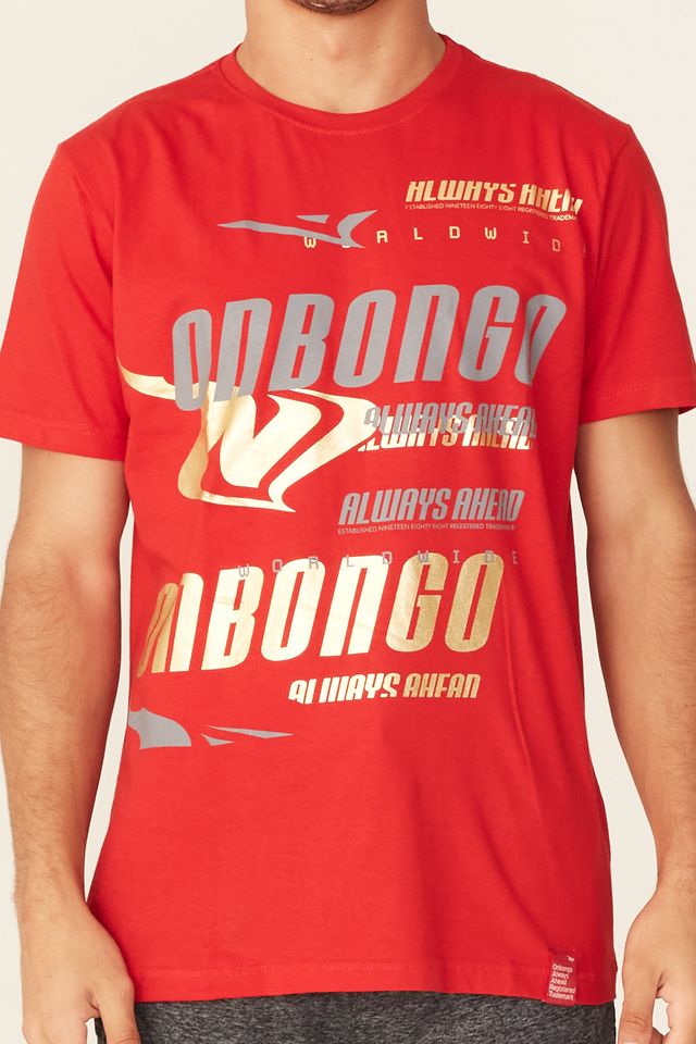 Camiseta-Onbongo-Especial-Estampada-Always-Ahead-Vermelha