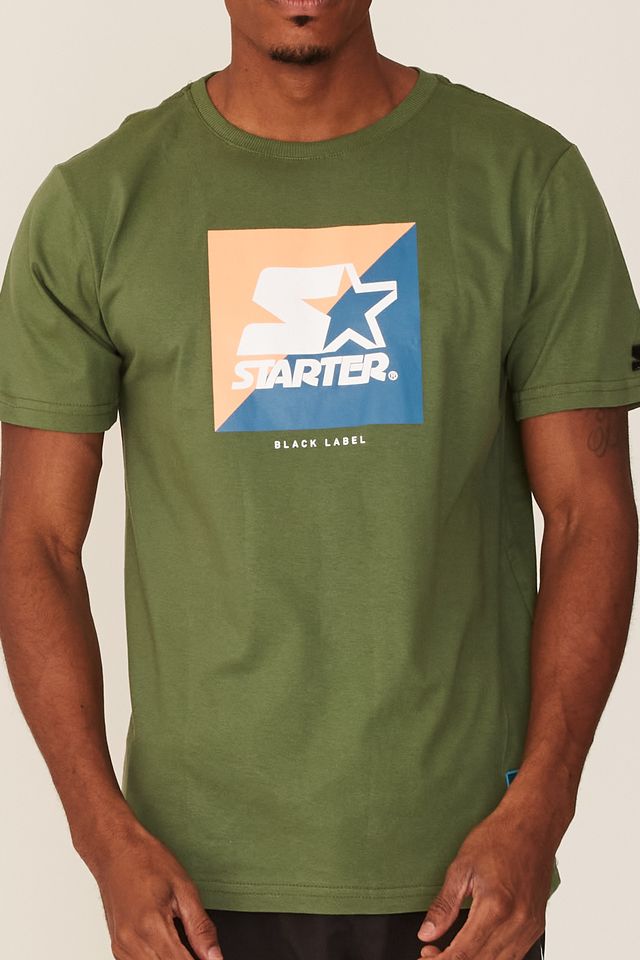 Camiseta-Starter-Estampada-Verde-Militar