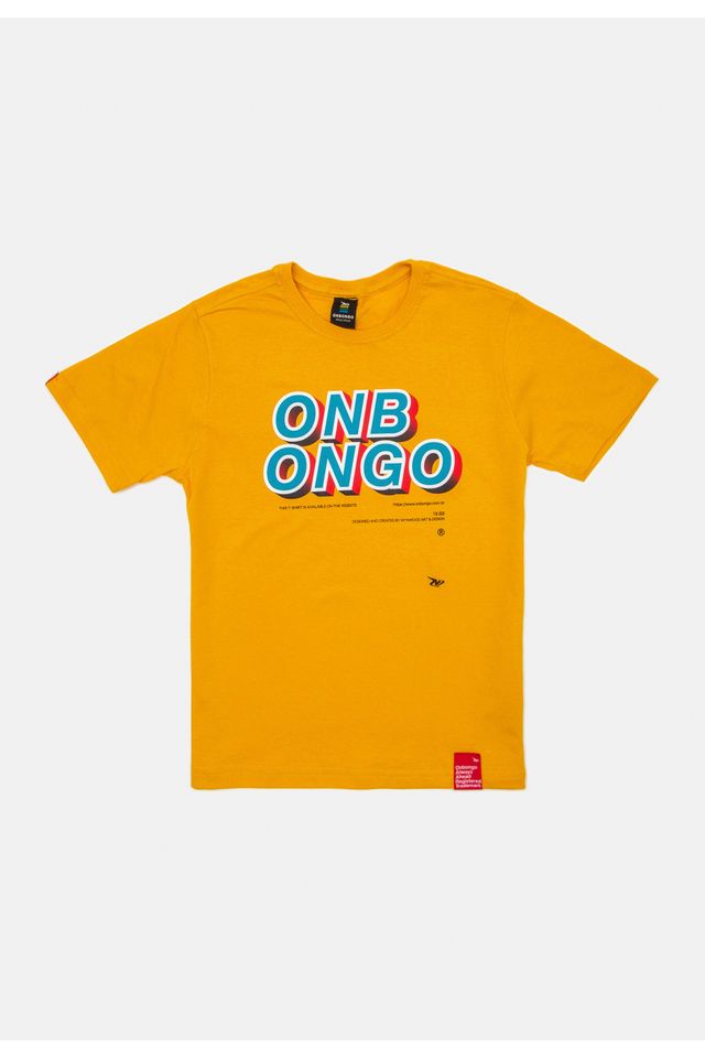 Camiseta-Onbongo-Juvenil-Estampada-Amarela