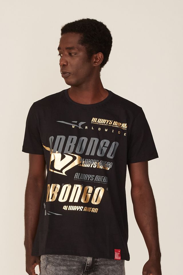 Camiseta-Onbongo-Especial-Estampada-Always-Ahead-Preta