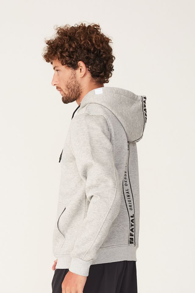 heavy full zip moletom com capuz