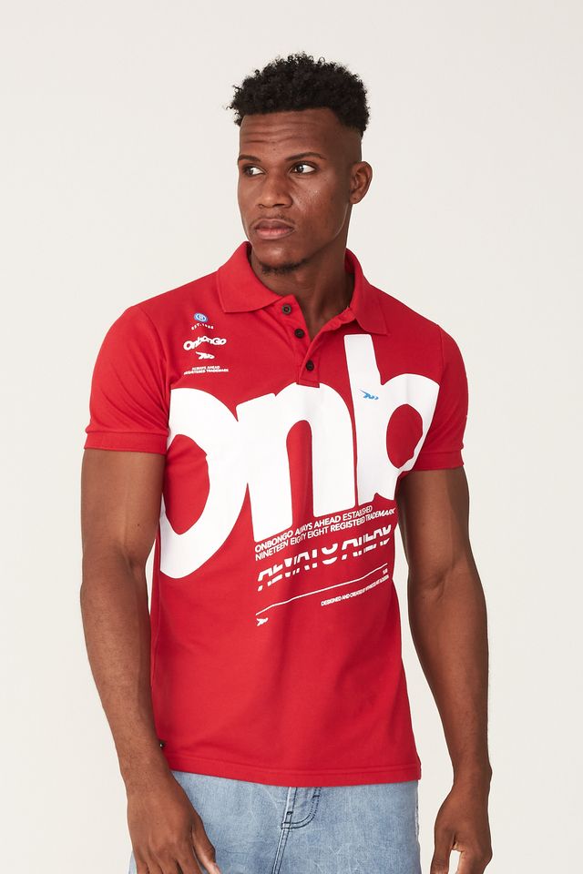 Camisa-Polo-Onbongo-Piquet-Especial-Big-Logo-Vermelha