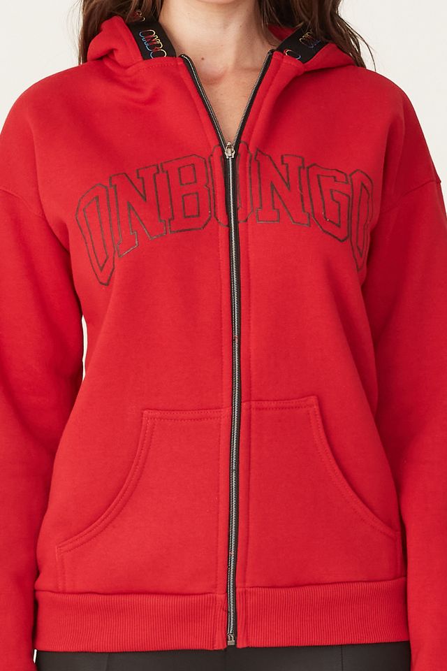 womens red zip up moletom com capuz
