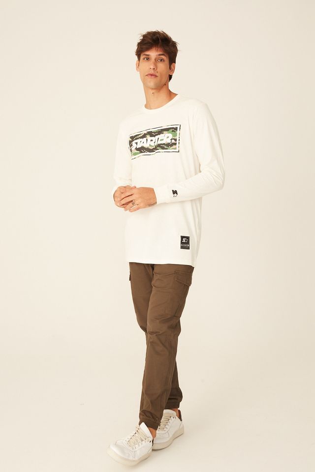 Camiseta-Starter-Manga-Longa-Estampada-Logo-Box-Camuflada-Off-White