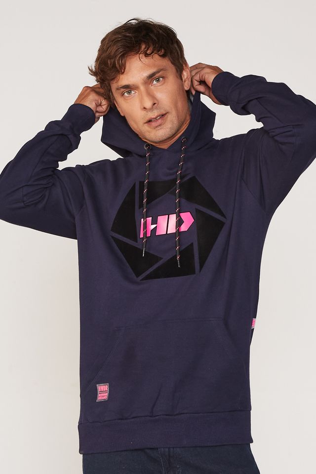dog pocket moletom com capuz