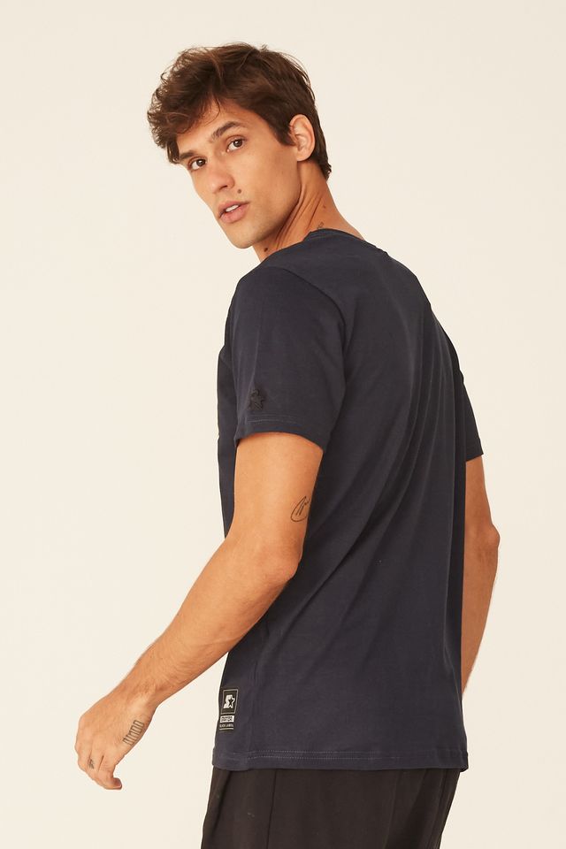 Camiseta-Starter-Estampada-The-Real-Life-Style-Azul-Marinho