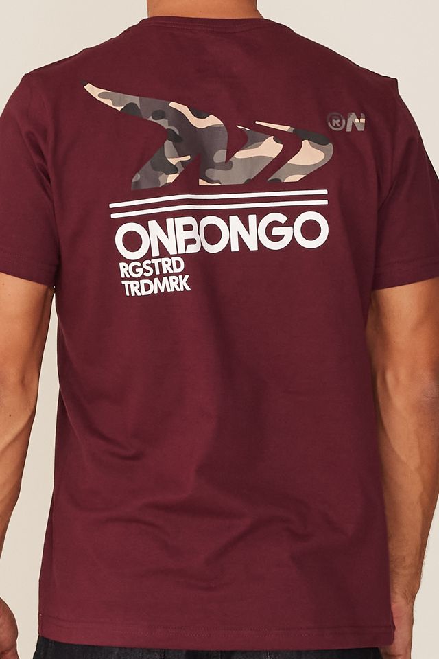Camiseta-Onbongo-Estampada-Vinho