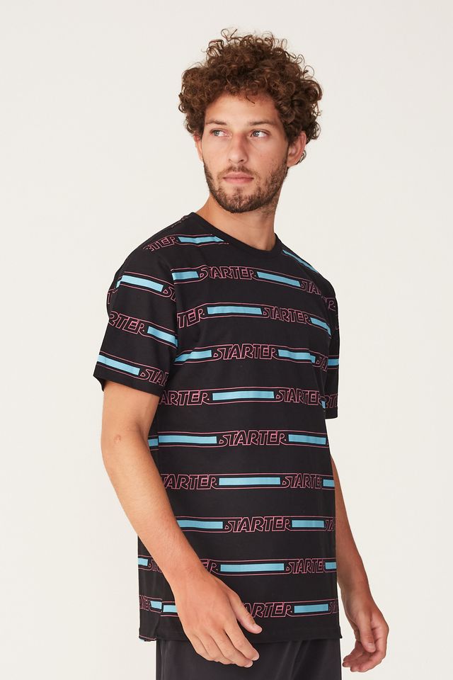 Camiseta-Starter-Full-Print-Preta