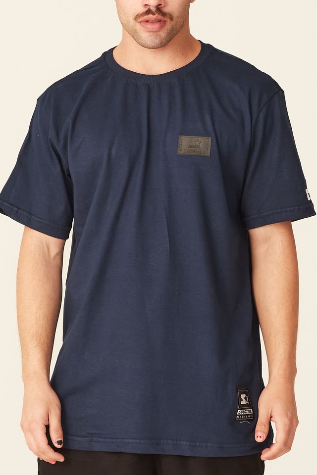 Camiseta-Starter-Mini-Logo-Black-Label-Azul-Marinho
