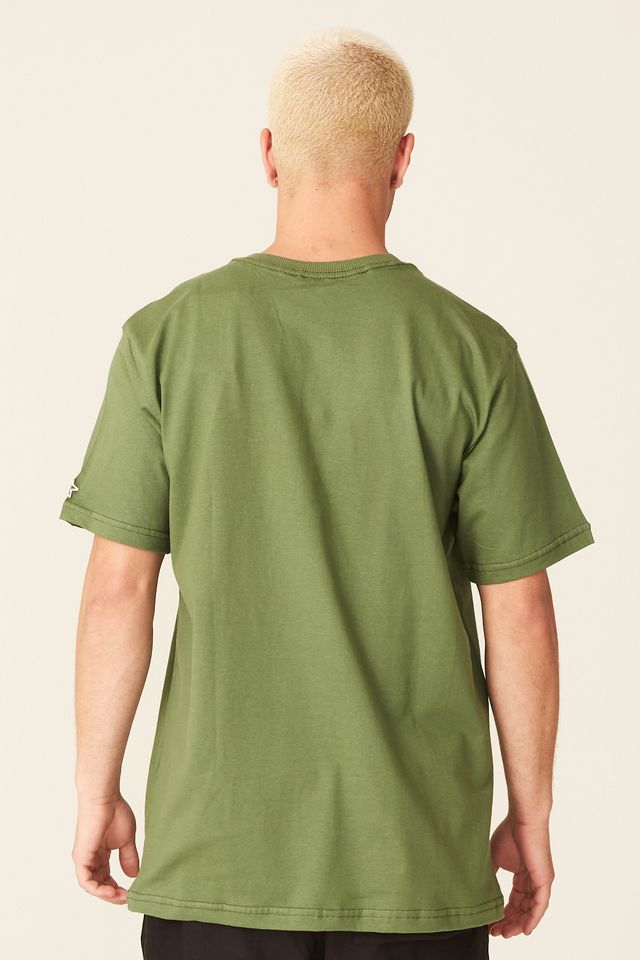Camiseta-Starter-Mini-Logo-Black-Label-Verde-Militar