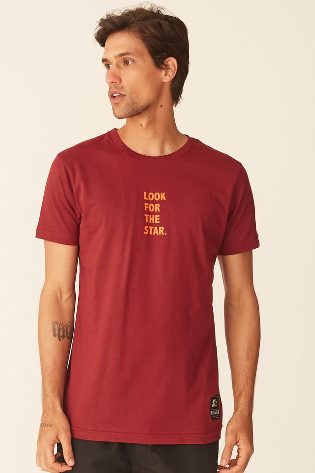 Camiseta-Starter-Estampada-Vinho