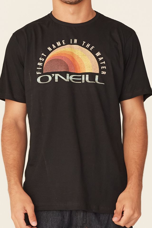 Camiseta-Oneill-Estampada-First-Name-Preta